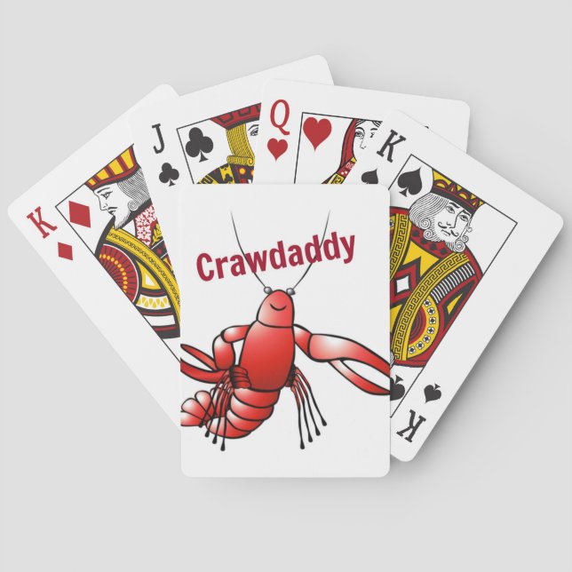 Baraja De Cartas CrawDaddy Red Crays (Reverso)