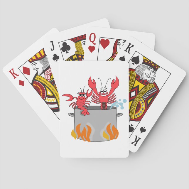 Baraja De Cartas Crawfish Hervir (Reverso)