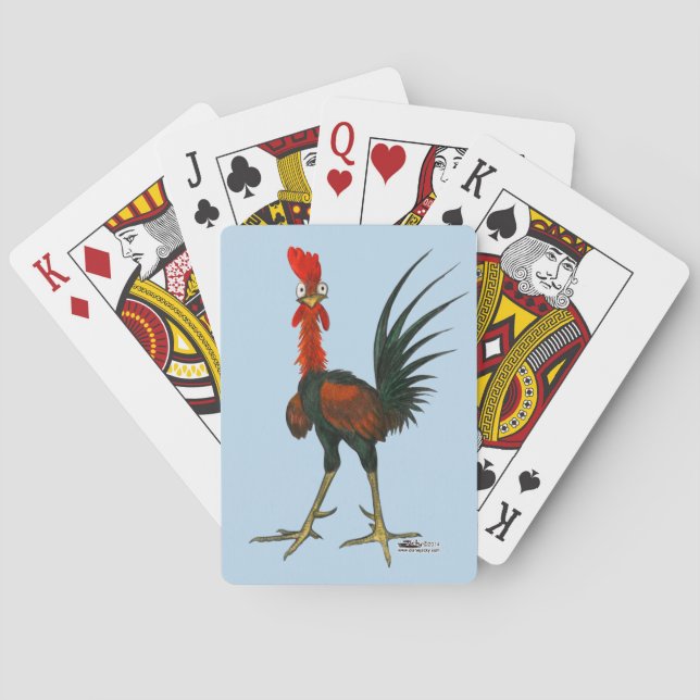 Baraja De Cartas Crazy Rooster (Reverso)