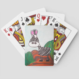 Baraja De Cartas Crazy Zebra poker cards