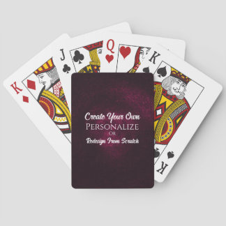 Baraja De Cartas Crea el tuyo propio! Personalizar Estos