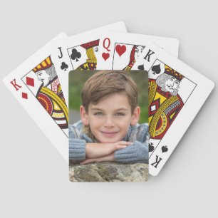 Baraja De Cartas Crea la foto de tu hijo personalizada doble cara