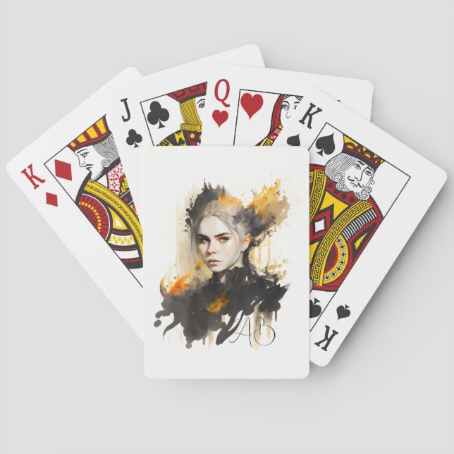 Baraja De Cartas Crea tu propia bruja feroz (Reverso)