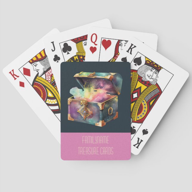 Baraja De Cartas Crea tu propia caja mágica de momentos de tesoro (Reverso)