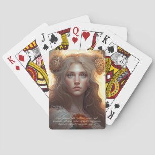 Baraja De Cartas Crea tu propia diosa del zodiaco signo solar Leo