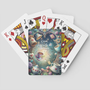 Baraja De Cartas Crea tu propia fiesta de té caprichosa
