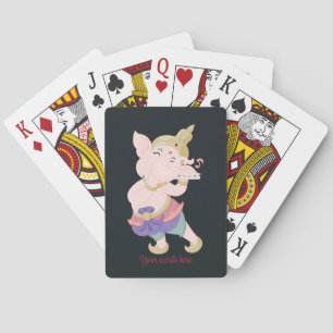 Baraja De Cartas Crea tu propia flauta de ganesh colorida