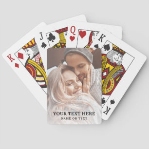 Baraja De Cartas Crea tu propia foto con texto