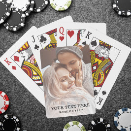 Baraja De Cartas Crea tu propia foto con texto