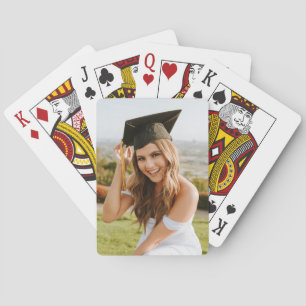 Baraja De Cartas Crea tu propia foto de graduado personalizada