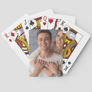 Baraja De Cartas Crea tu propia foto de pareja imagen personalizada