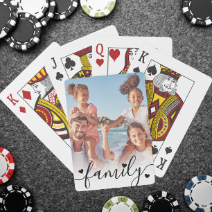 Baraja De Cartas Crea Tu Propia Foto Familiar