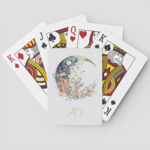 Baraja De Cartas Crea Tu Propia Media Luna Floral de Pradera de Pri