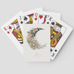 Baraja De Cartas Crea tu propia medialuna floral de prado rosa