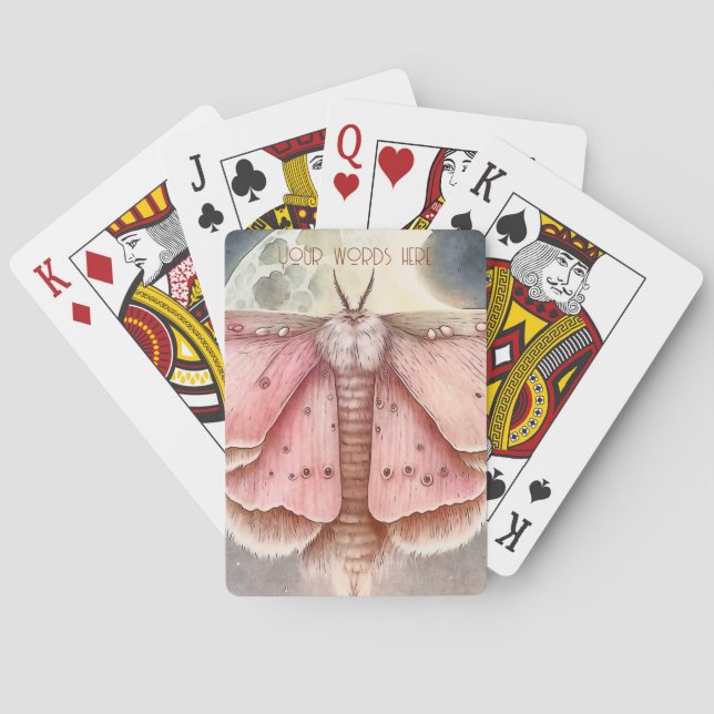 Baraja De Cartas Crea tu propia Moda Luna Completa Rosa (Reverso)