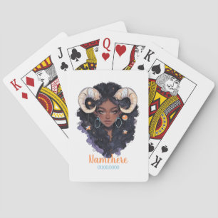 Baraja De Cartas Crea Tu Propia Mujer Afroamericana Capricornio
