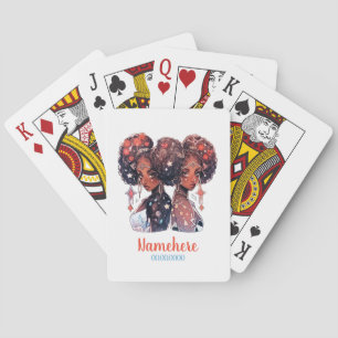 Baraja De Cartas Crea Tu Propia Mujer Afroamericana Géminis