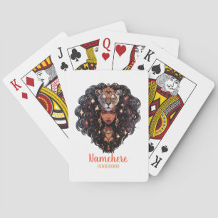 Baraja De Cartas Crea Tu Propia Mujer Afroamericana Leo