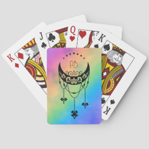 Baraja De Cartas Crea tu propia silueta filigrí Boho Moon