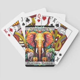 Baraja De Cartas Crea tu propio animal de tótem para elefantes trib