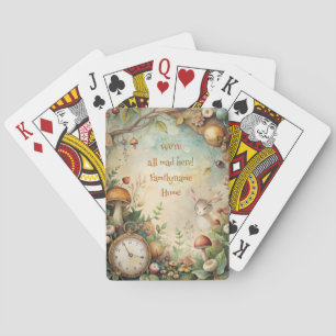 Baraja De Cartas Crea Tu Propio Caprichoso Jardín de Conejos