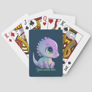 Baraja De Cartas Crea tu propio dragón morado