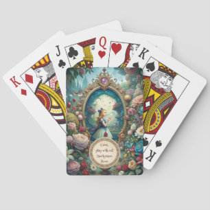 Baraja De Cartas Crea tu propio espejo mágico caprichoso de Alicia