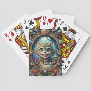 Baraja De Cartas Crea tu propio gato de Cheshire de la Reina capric