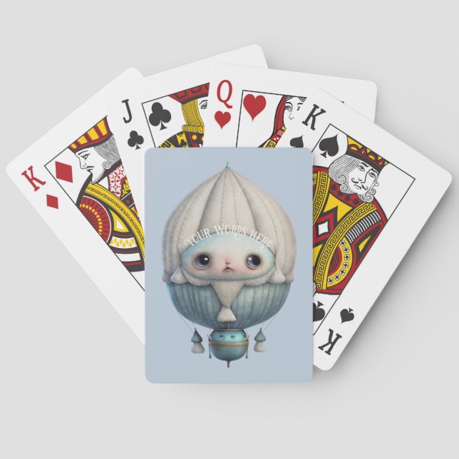 Baraja De Cartas Crea tu propio globo de aire caliente de vapor lin (Reverso)