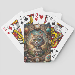 Baraja De Cartas Crea Tu Propio Libro Caprichoso del Gato de Cheshi
