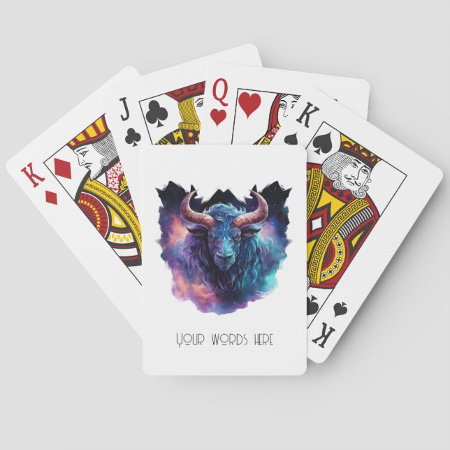 Baraja De Cartas Crea tu propio Minotauro Mítico (Reverso)