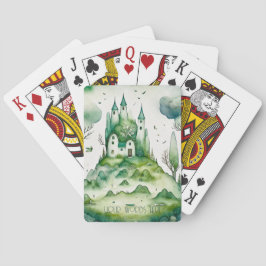 Baraja De Cartas Crea tu propio paisaje de castillo de fantasía ver