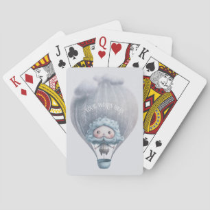 Baraja De Cartas Crea tu propio paseo en globo aerostático lindo y