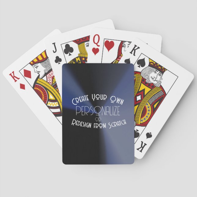 Baraja De Cartas Crea tu propio personalizado (Reverso)