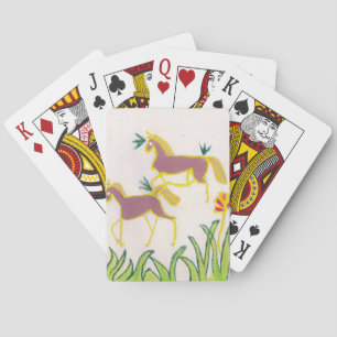 Baraja De Cartas Crea Tu Propio Poder Floral de Unicornio Lindo Est