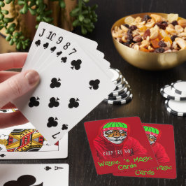 Baraja De Cartas Crea tu propio tigre mágico de invierno