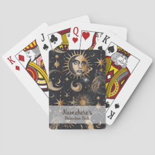 Baraja De Cartas Crea tus Propias Caras en el Cielo Celestial