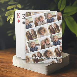 Baraja De Cartas Crea un collage de fotos personalizado con 4 fotos