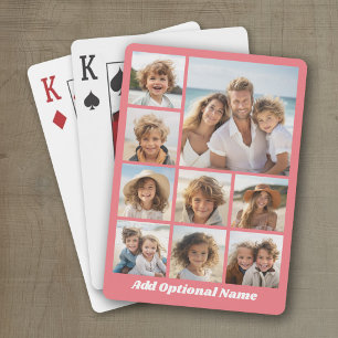 Baraja De Cartas Crea un collage de fotos personalizado con 9 fotos