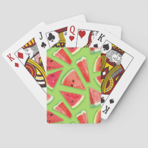 Baraja De Cartas Creación de patrón de sandía 3