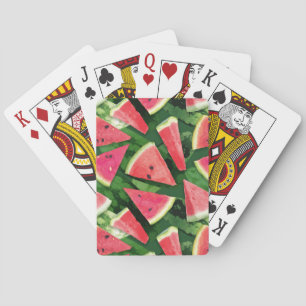 Baraja De Cartas Creación de patrones de sandía