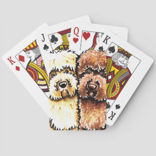 Baraja De Cartas Cream Chocolate Labradoodles