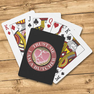 Baraja De Cartas Créanme, soy un carnicero.