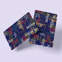 Baraja De Cartas Crear nombre de color personalizado