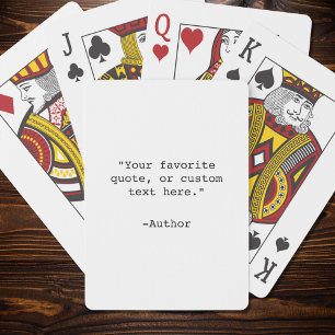 Baraja De Cartas Crear su propia cotización