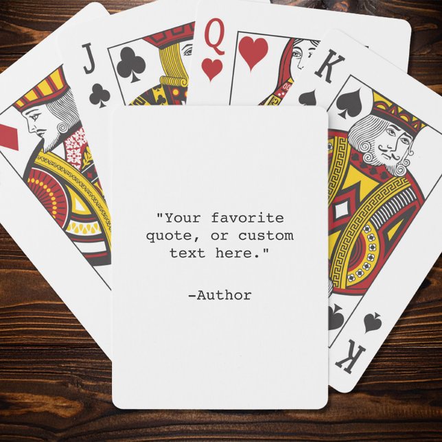 Baraja De Cartas Crear su propia cotización (Subido por el creador)