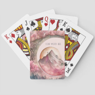 Baraja De Cartas Crear su propio paisaje de la luna de flores de ce