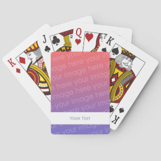 Baraja De Cartas Crear sus propias tarjetas de reproducción - Banda