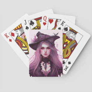 Baraja De Cartas Crear tu propia bruja morada oscura