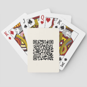 Baraja De Cartas Crear un código QR instantáneamente   Editable fue